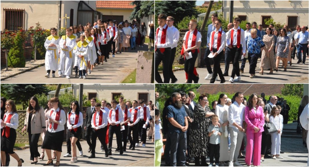 FOTO Dvanaest mladih župljana iz Donje Dubrave primilo sakrament Svete potvrde FOTO Dvanaest mladih župljana iz Donje Dubrave primilo sakrament Svete potvrde