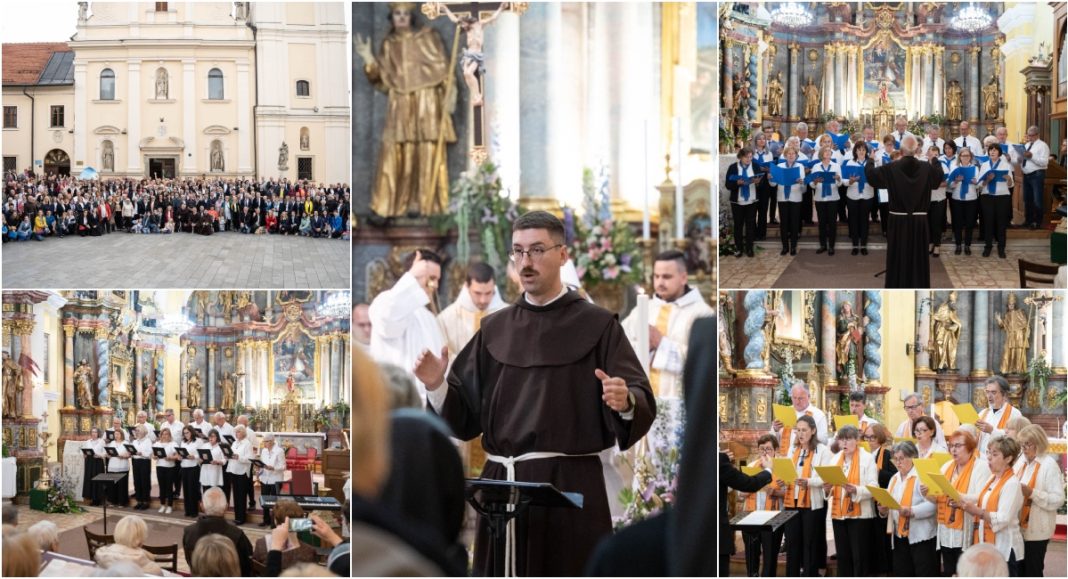 FOTO Nakon pet godina ponovno održan susret franjevačkih zborova – crkva sv. Nikole bila ispunjena do posljednjeg mjesta FOTO Nakon pet godina ponovno održan susret franjevačkih zborova – crkva sv. Nikole bila ispunjena do posljednjeg mjesta