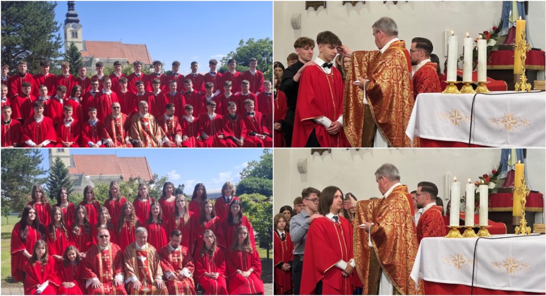 FOTO Sakrament svete potvrde primilo 62 mladih krizmanika u župi Presvetog Trojstva FOTO Sakrament svete potvrde primilo 62 mladih krizmanika u župi Presvetog Trojstva