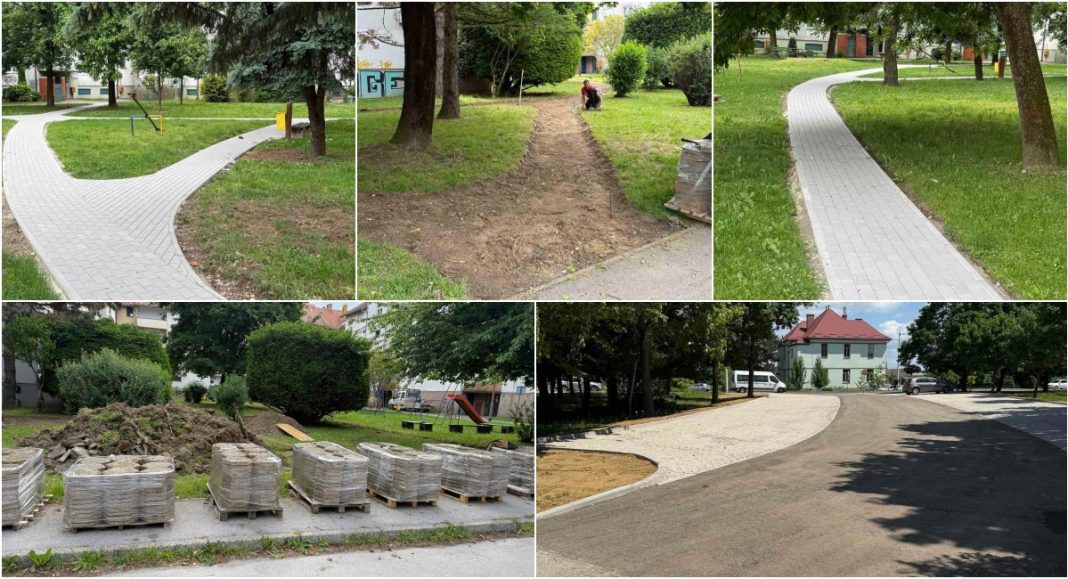 FOTO Nastavlja se uređenje pješačkih staza i parkirališta u stambenom kvartu Travnik FOTO Nastavlja se uređenje pješačkih staza i parkirališta u stambenom kvartu Travnik