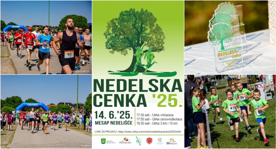 Nedelišće spremno za veliku rekreativnu utrku: ‘Nedelska cenka 2025.’ održava se u subotu, 14. lipnja! Nedelišće spremno za veliku rekreativnu utrku: ‘Nedelska cenka 2025.’ održava se u subotu, 14. lipnja!