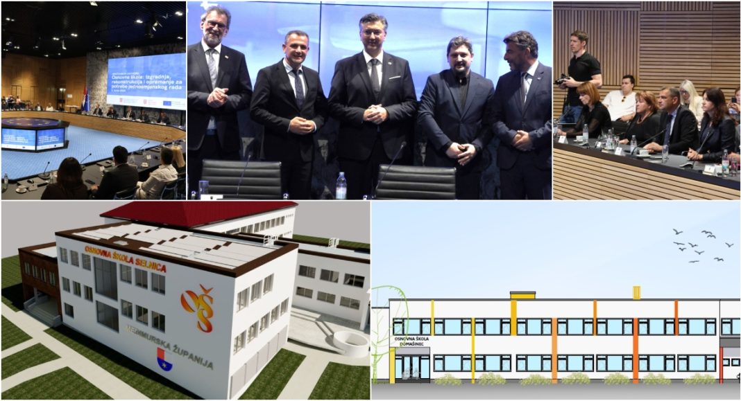 FOTO Dogradnja OŠ Selnica i nova sportska dvorana u Domašincu uz više od 8 milijuna eura ulaganja FOTO Dogradnja OŠ Selnica i nova sportska dvorana u Domašincu uz više od 8 milijuna eura ulaganja
