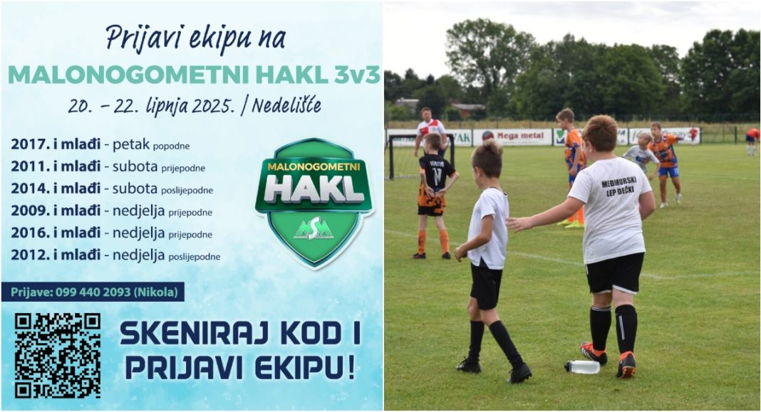 Stiže 7. Hakl – malonogometni spektakl za djecu od 2017. do 2009. godišta Stiže 7. Hakl – malonogometni spektakl za djecu od 2017. do 2009. godišta