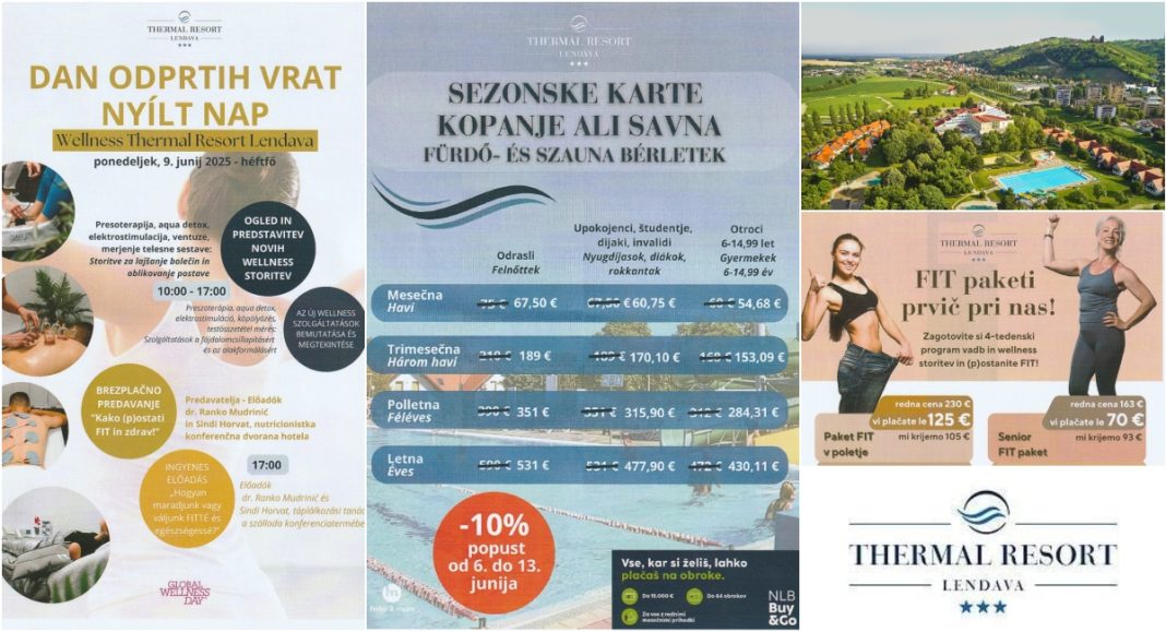 Terme Lendava predstavile novitete: Novi wellness tretmani, FIT paketi i dani otvorenih vrata Terme Lendava predstavile novitete: Novi wellness tretmani, FIT paketi i dani otvorenih vrata