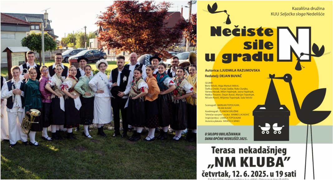 Predstava “Nečiste sile u gradu N” – Kazališna poslastica u sklopu Dana općine Nedelišće 2025. Predstava “Nečiste sile u gradu N” – Kazališna poslastica u sklopu Dana općine Nedelišće 2025.