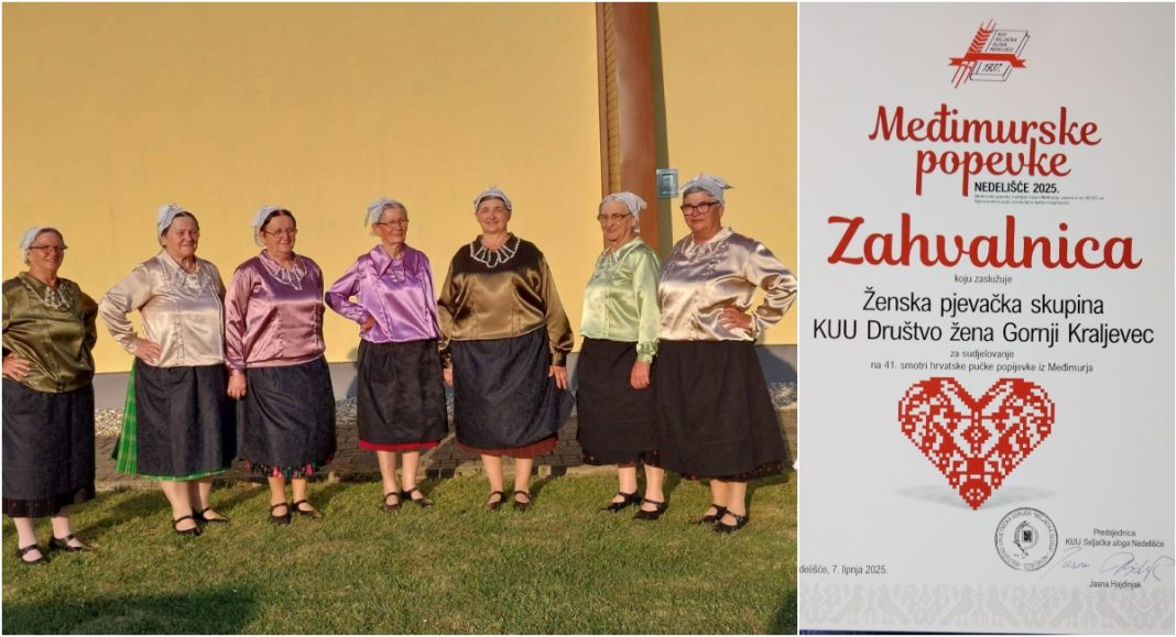 Članice KUU ‘Društvo žena Gornji Kraljevec’ predstavile se na 41. smotri ‘Međimurske popevke’ Članice KUU ‘Društvo žena Gornji Kraljevec’ predstavile se na 41. smotri ‘Međimurske popevke’