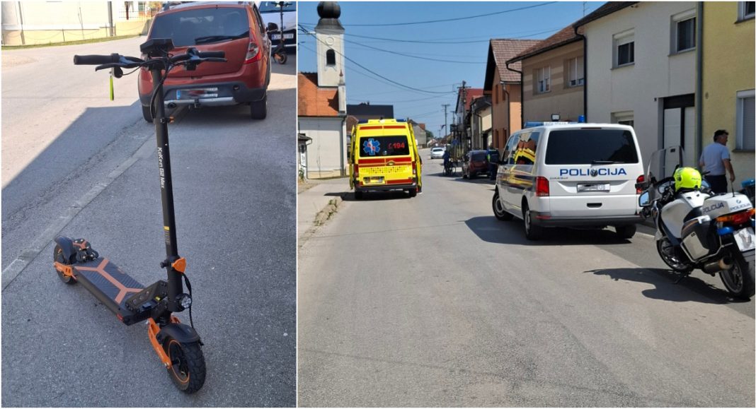 Pad s električnog romobila u Goričanu, ozlijeđena osoba završila u bolnici Pad s električnog romobila u Goričanu, ozlijeđena osoba završila u bolnici