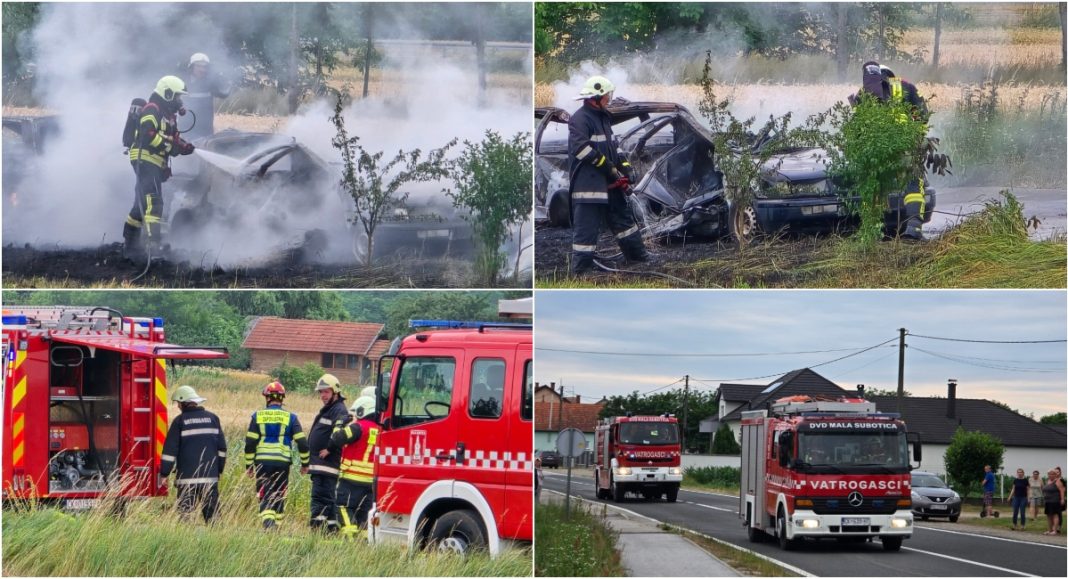 FOTO Zajednička vježba dobrovoljnih vatrogasnih društava Mala Subotica i Palovec: Tri automobila u plamenu FOTO Zajednička vježba dobrovoljnih vatrogasnih društava Mala Subotica i Palovec: Tri automobila u plamenu