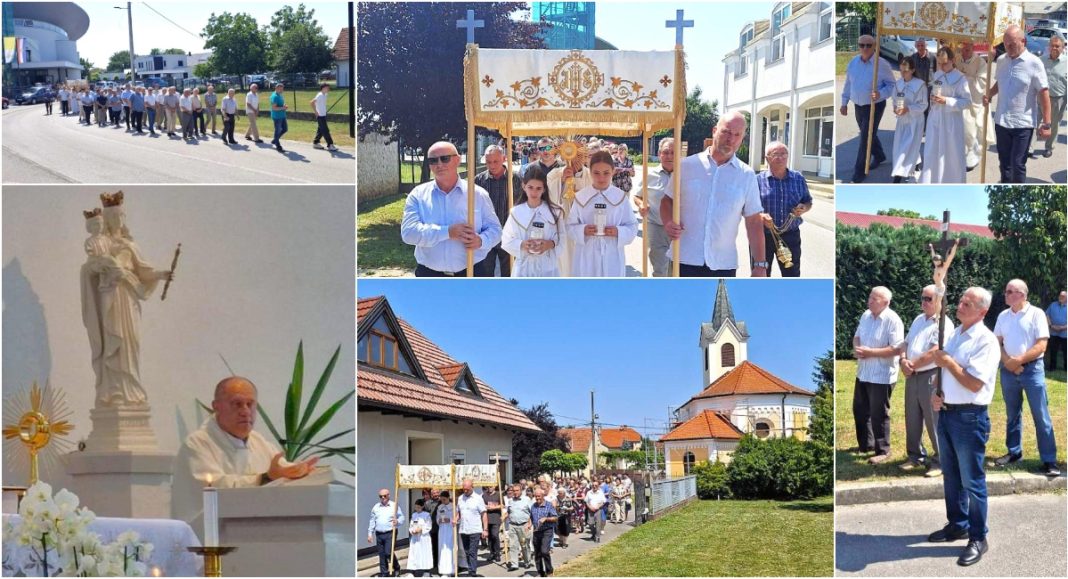 FOTO U Župi Marije Pomoćnice u Strahonincu svečano je proslavljen blagdan Tijelova! FOTO U Župi Marije Pomoćnice u Strahonincu svečano je proslavljen blagdan Tijelova!