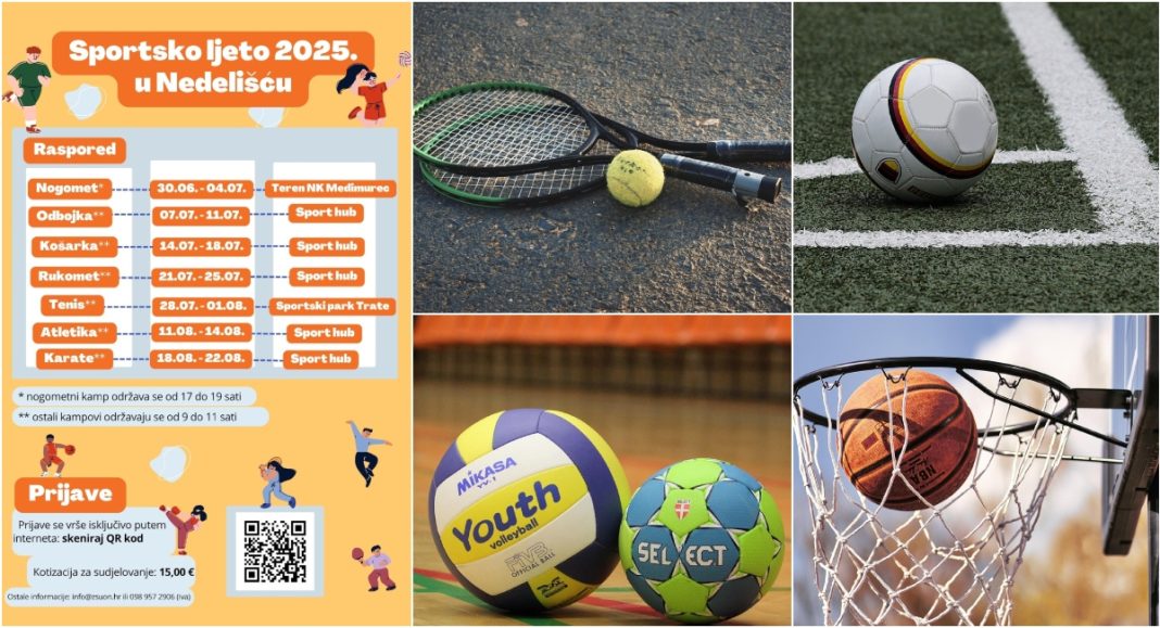 Sportsko ljeto 2025. u Nedelišću: Ljeto koje se pamti – kroz sport i igru! Sportsko ljeto 2025. u Nedelišću: Ljeto koje se pamti – kroz sport i igru!
