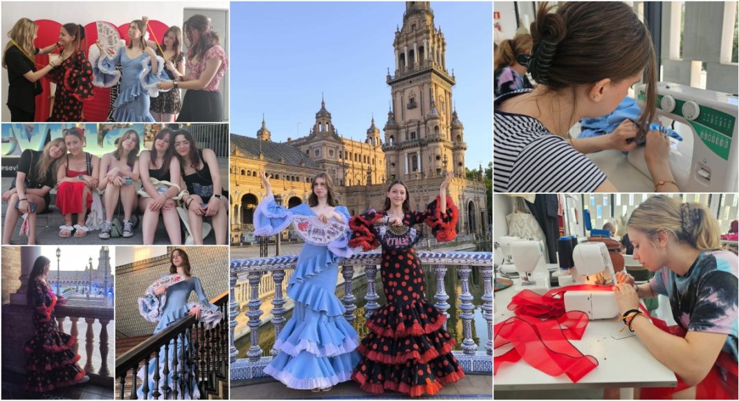 FOTO Učenice Gospodarske škole Čakovec u Sevilli izradile vlastite flamenco haljine! FOTO Učenice Gospodarske škole Čakovec u Sevilli izradile vlastite flamenco haljine!