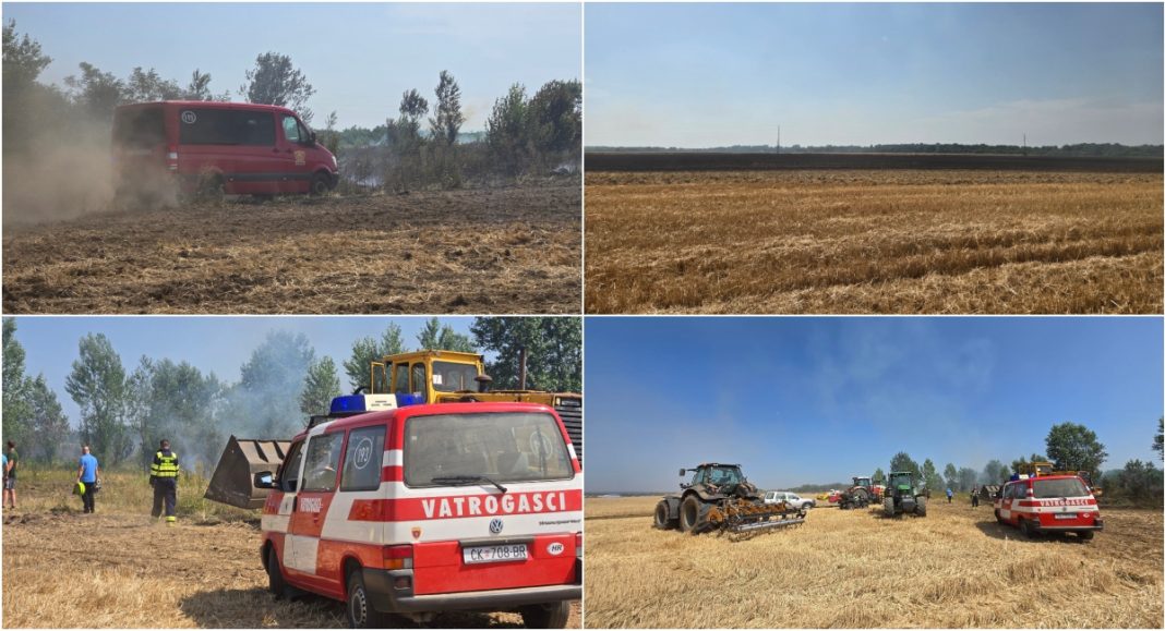 FOTO/VIDEO Veliki požar kod Domašinca: Vatrogasci i mještani spriječili širenje vatre FOTO/VIDEO Veliki požar kod Domašinca: Vatrogasci i mještani spriječili širenje vatre