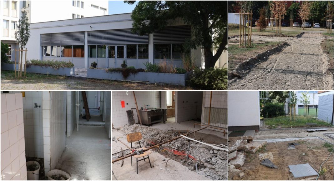 FOTO Rekonstrukcija restorana Graditeljske škole Čakovec i uređenje školskog okoliša u punom jeku FOTO Rekonstrukcija restorana Graditeljske škole Čakovec i uređenje školskog okoliša u punom jeku
