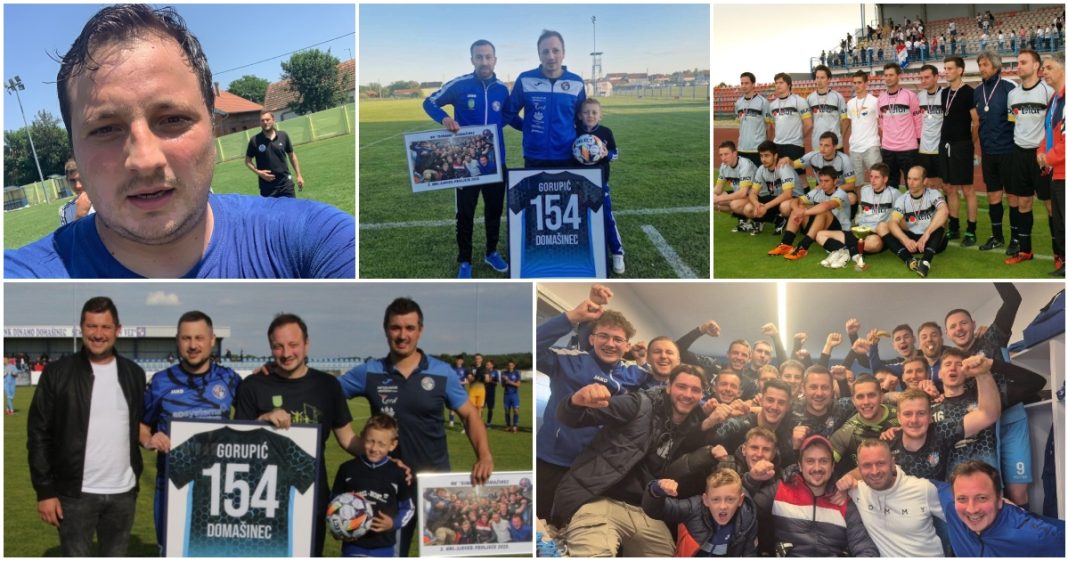 Oproštaj Dalibora Gorupića: U pet godina ostavio srce u Dinamu Domašinec Oproštaj Dalibora Gorupića: U pet godina ostavio srce u Dinamu Domašinec