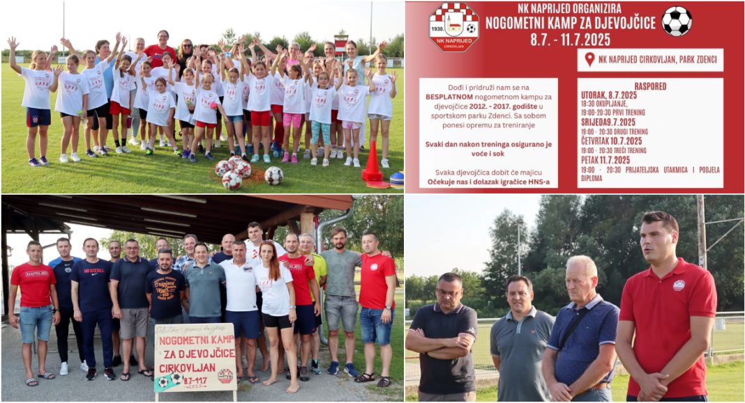 U srpnju 2. Nogometni kamp za djevojčice u Cirkovljanu, prijave otvorene! U srpnju 2. Nogometni kamp za djevojčice u Cirkovljanu, prijave otvorene!