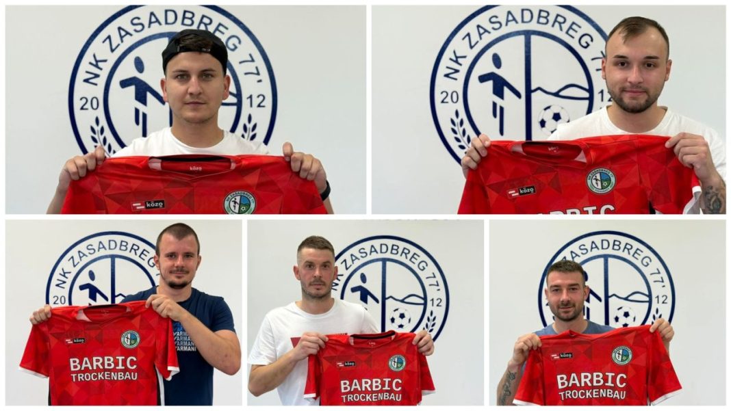 Petorica igrača potpisala za Zasadbreg Petorica igrača potpisala za Zasadbreg
