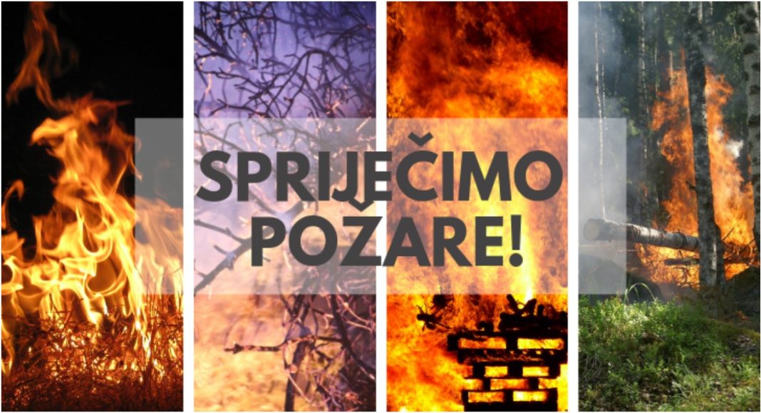 Očevid u tijeku nakon požara kod Pribislavca i Štefanca, poziv na oprez Očevid u tijeku nakon požara kod Pribislavca i Štefanca, poziv na oprez