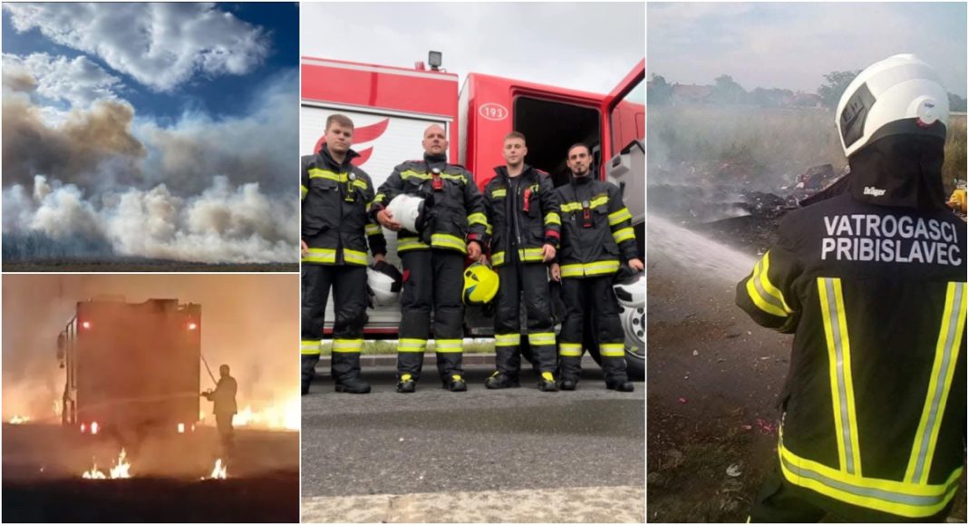 FOTO Heroji iz Pribislavca danima gase vatru koja prijeti ljudima i imovini! FOTO Heroji iz Pribislavca danima gase vatru koja prijeti ljudima i imovini!