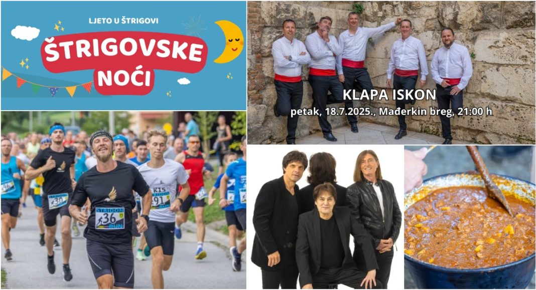 Od klape Iskon do Srebrnih krila: stižu Štrigovske noći 2025. Od klape Iskon do Srebrnih krila: stižu Štrigovske noći 2025.