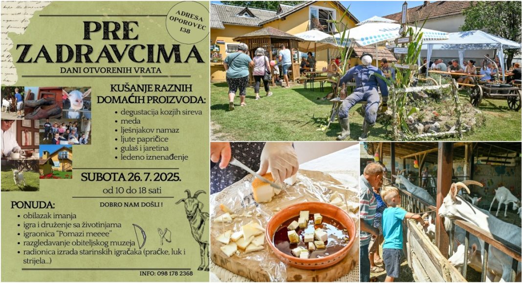 Dan otvorenih vrata OPG-a Zadravec uz jaretinu, sireve i druženje sa životinjama Dan otvorenih vrata OPG-a Zadravec uz jaretinu, sireve i druženje sa životinjama