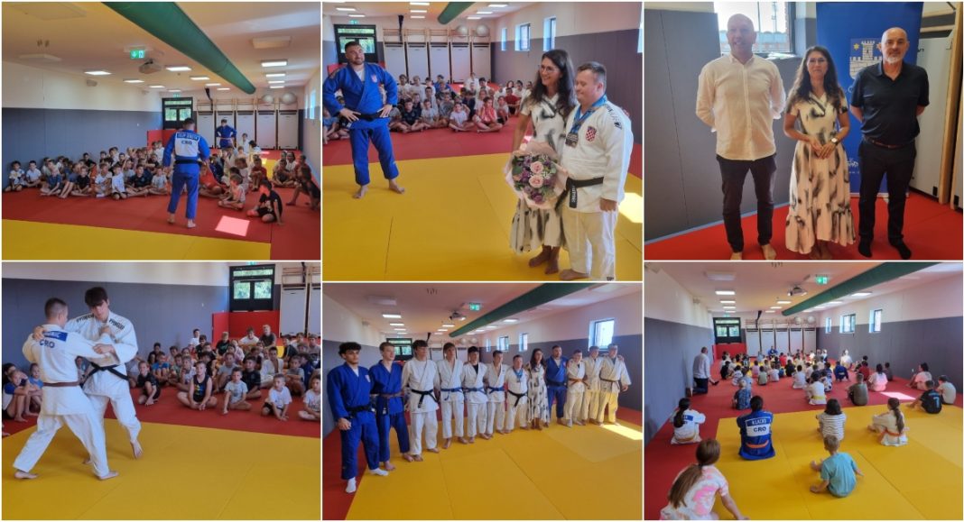FOTO Čakovečka gradonačelnica posjetila polaznike Judo kampa i razgledala novu judo dvoranu FOTO Čakovečka gradonačelnica posjetila polaznike Judo kampa i razgledala novu judo dvoranu