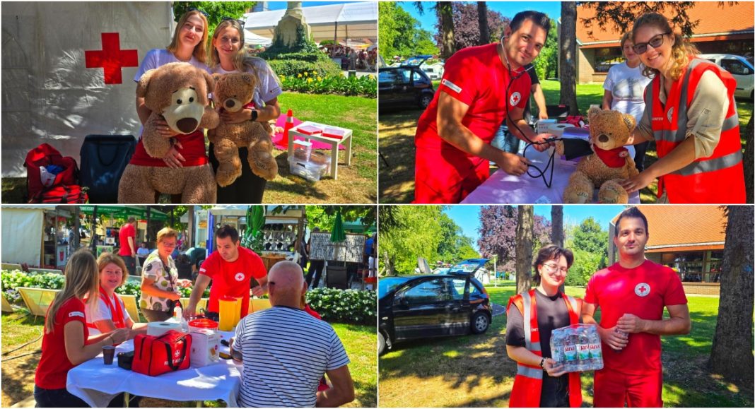 FOTO Crveni križ na straži: Brinu o sigurnosti Porcijunkulova od jutra do mraka FOTO Crveni križ na straži: Brinu o sigurnosti Porcijunkulova od jutra do mraka