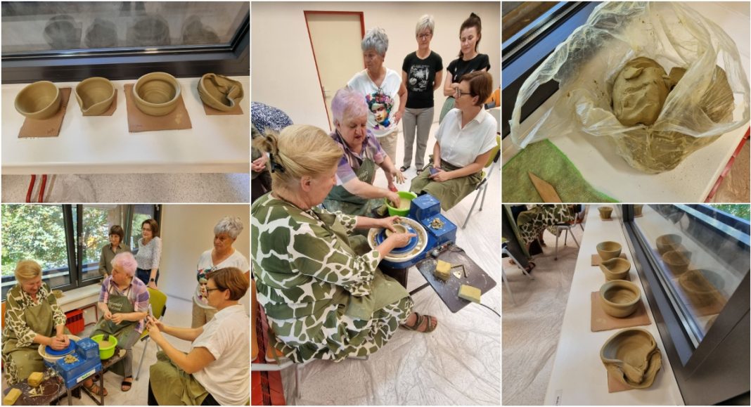 FOTO/VIDEO Pod vodstvom Đurđice Horvat brojni sudionici radionice upoznaju sve tajne izrade grnčarije FOTO/VIDEO Pod vodstvom Đurđice Horvat brojni sudionici radionice upoznaju sve tajne izrade grnčarije