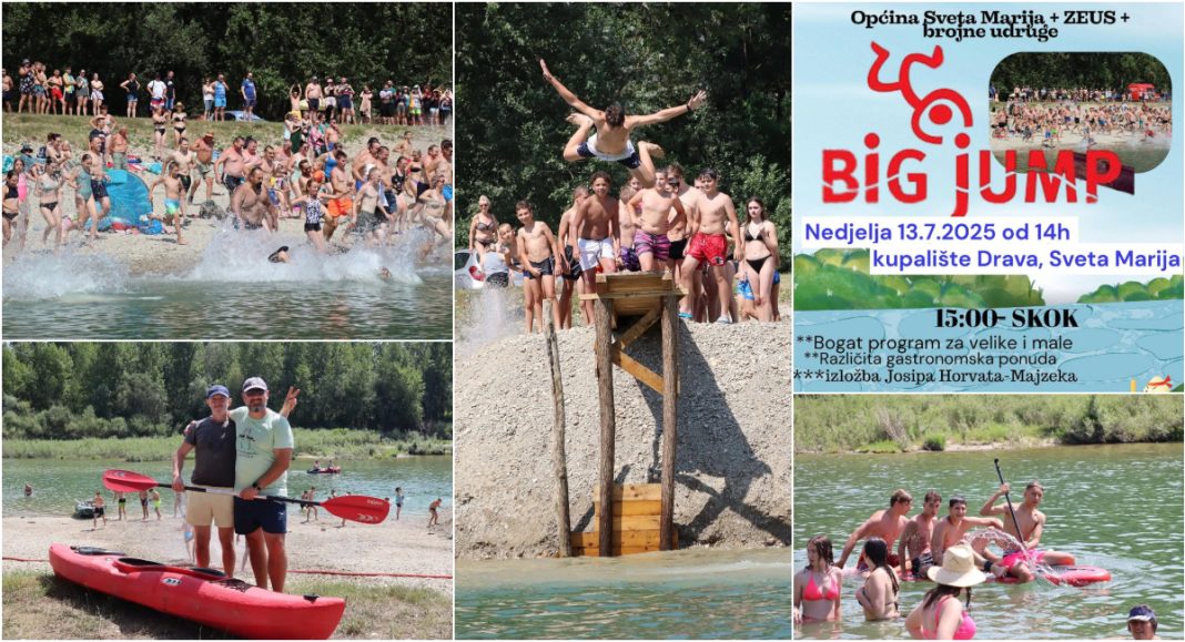 BIG JUMP 2025: Za spas rijeka skačemo 13. srpnja na kupalištu u Svetoj Mariji! BIG JUMP 2025: Za spas rijeka skačemo 13. srpnja na kupalištu u Svetoj Mariji!