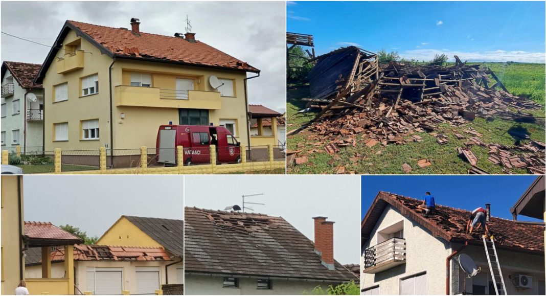 FOTO Snažno nevrijeme poharalo Čehovec: Oštećeno više kuća, štete su velike! FOTO Snažno nevrijeme poharalo Čehovec: Oštećeno više kuća, štete su velike!