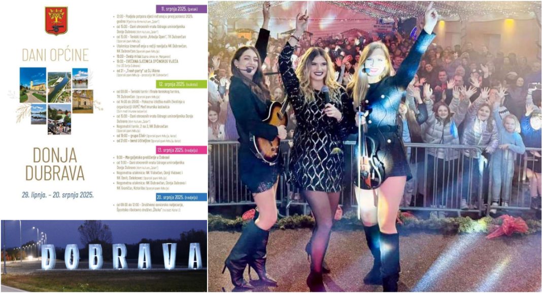 Besplatni koncerti Elixira i popularnog benda Učiteljice ove subote, 12. srpnja, u Donjoj Dubravi! Besplatni koncerti Elixira i popularnog benda Učiteljice ove subote, 12. srpnja, u Donjoj Dubravi!