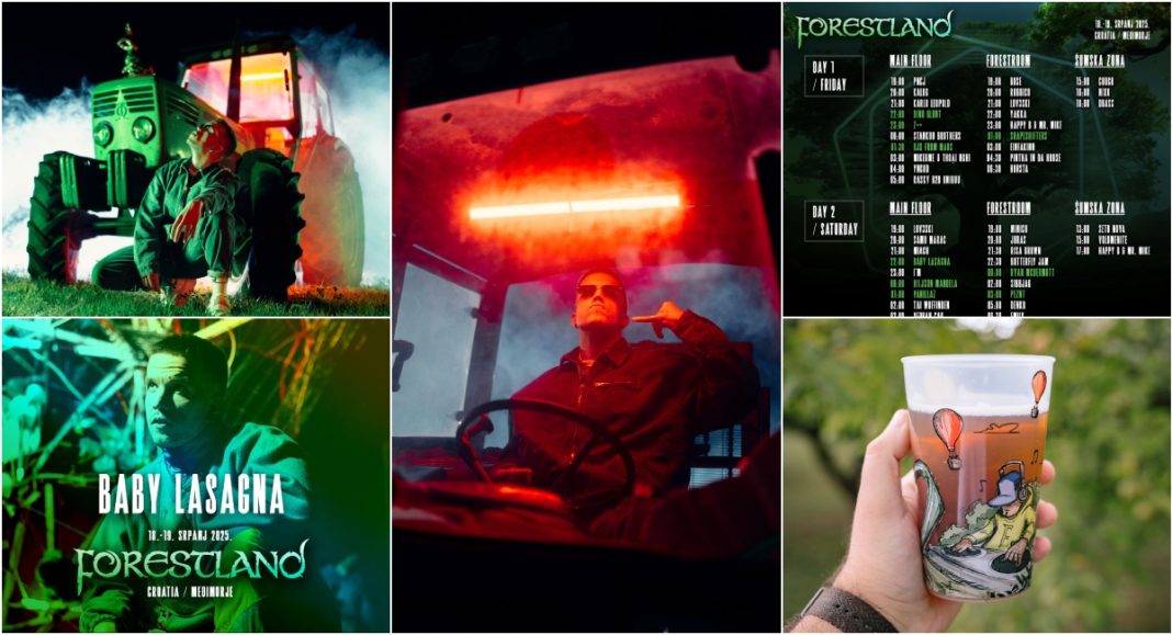 Baby Lasagna najavljuje nezaboravni party na Forestlandu 2025. Baby Lasagna najavljuje nezaboravni party na Forestlandu 2025.
