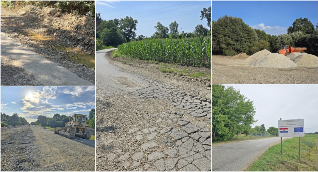 FOTO Mještani ogorčeni zbog uništene ceste Sv. Marija – Željeznička stanica D. Mihaljevec FOTO Mještani ogorčeni zbog uništene ceste Sv. Marija – Željeznička stanica D. Mihaljevec