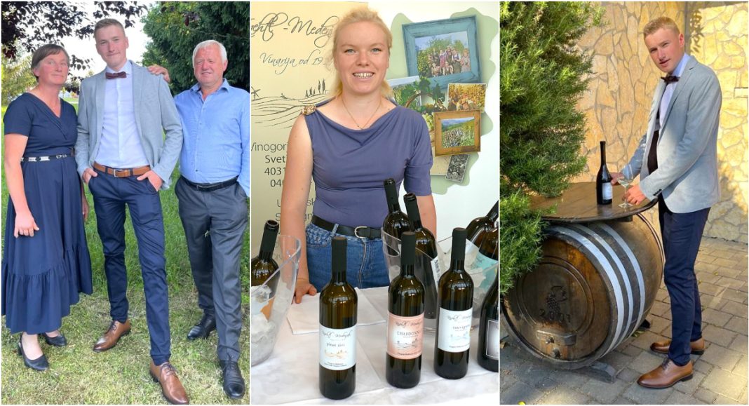 Medenjakovi se ponose svojim vinima, ali iznad svega kćerkom Vlatkom i sinom Lukom! Medenjakovi se ponose svojim vinima, ali iznad svega kćerkom Vlatkom i sinom Lukom!