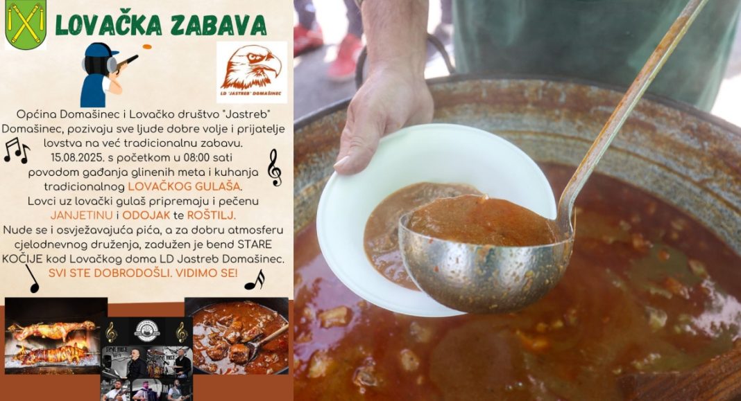 Lovačka zabava u Domašincu – gulaš, janjetina, odojak i dobra glazba! Lovačka zabava u Domašincu – gulaš, janjetina, odojak i dobra glazba!