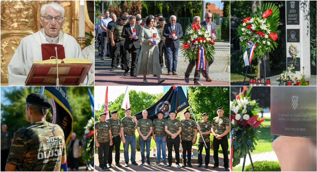 FOTO Polaganjem vijenaca i paljenjem svijeća odana počast hrvatskim braniteljima u Prelogu FOTO Polaganjem vijenaca i paljenjem svijeća odana počast hrvatskim braniteljima u Prelogu