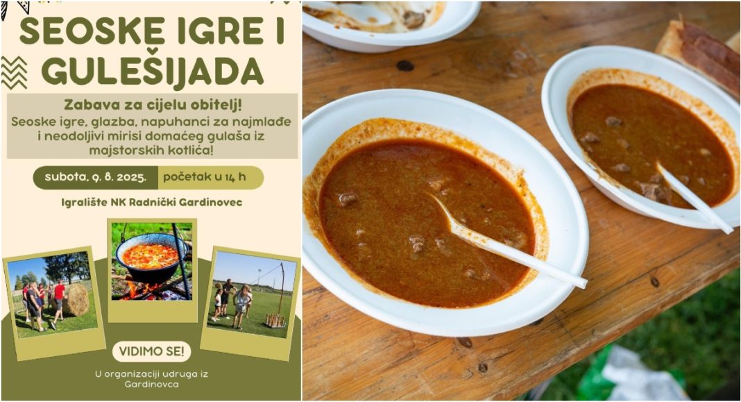Gardinovec domaćin Seoskih igara i Gulašijade! Gardinovec domaćin Seoskih igara i Gulašijade!