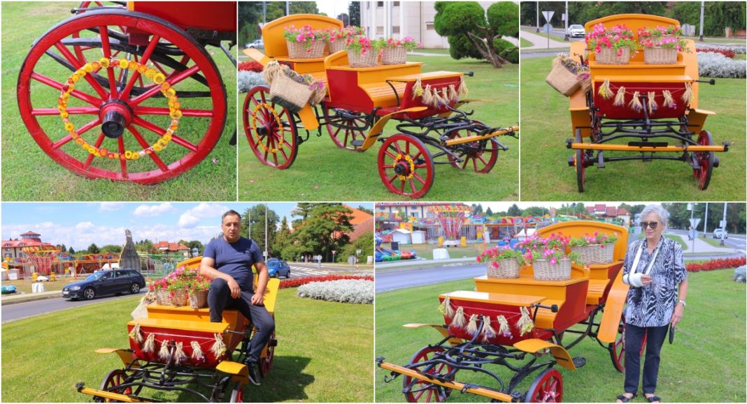 FOTO Kočija na kružnom raskrižju kod čakovečke pošte, kao podsjetnik na neka stara vremena FOTO Kočija na kružnom raskrižju kod čakovečke pošte, kao podsjetnik na neka stara vremena