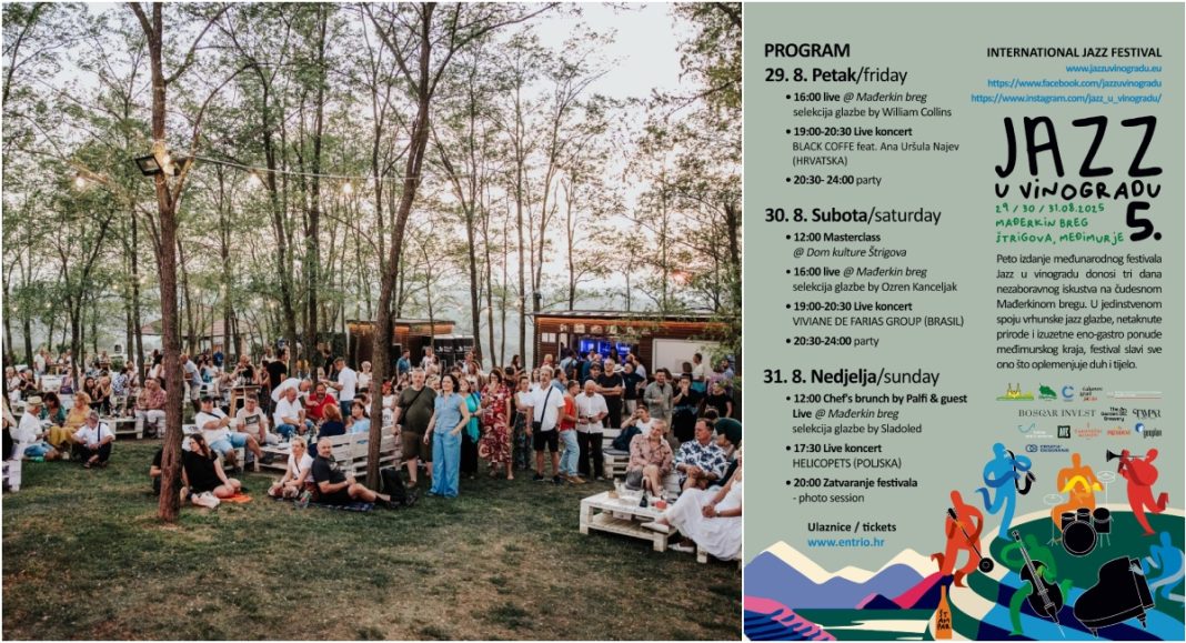 Posljednji vikend u kolovozu na Mađerkin breg donosi jazz zvukove iz Brazila, Poljske i Hrvatske Posljednji vikend u kolovozu na Mađerkin breg donosi jazz zvukove iz Brazila, Poljske i Hrvatske