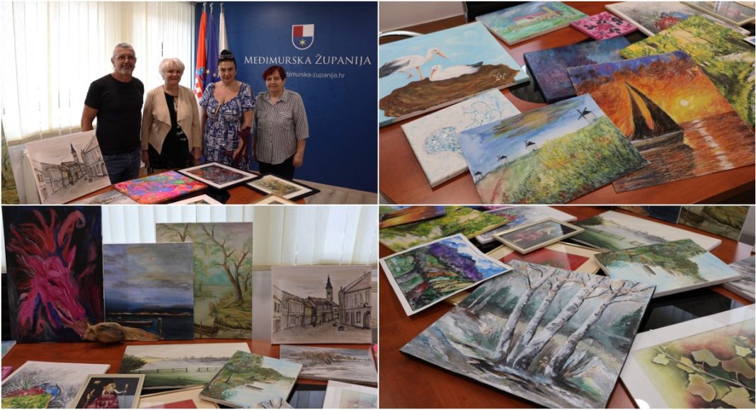 Umjetnici Likovnog udruženja Čakovec darovali djela Zakladi Katruža za pomoć ljudima u potrebi Umjetnici Likovnog udruženja Čakovec darovali djela Zakladi Katruža za pomoć ljudima u potrebi