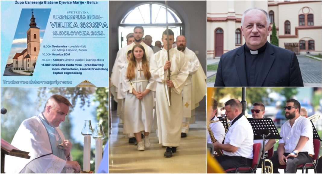 Župa Belica obilježava blagdan Velike Gospe: Svečanu svetu misu predslavit će mons. Zlatko Koren Župa Belica obilježava blagdan Velike Gospe: Svečanu svetu misu predslavit će mons. Zlatko Koren