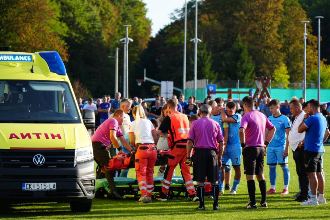 Susret obilježila teška ozljeda Tomislava Tomašića Susret obilježila teška ozljeda Tomislava Tomašića