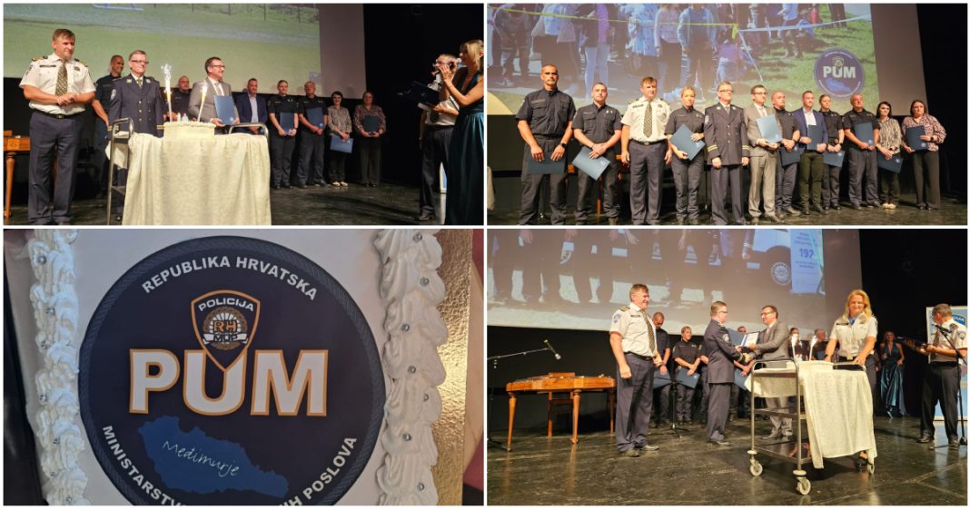 FOTO Načelnik Ivan Sokač tortom iznenadio međimurske policajce FOTO Načelnik Ivan Sokač tortom iznenadio međimurske policajce
