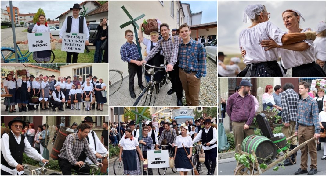 FOTO KUD ‘Žiškovec’ i HKD ‘Pomurje’ oživjeli običaj odlaska u berbu na Lendavskoj trgatvi FOTO KUD ‘Žiškovec’ i HKD ‘Pomurje’ oživjeli običaj odlaska u berbu na Lendavskoj trgatvi