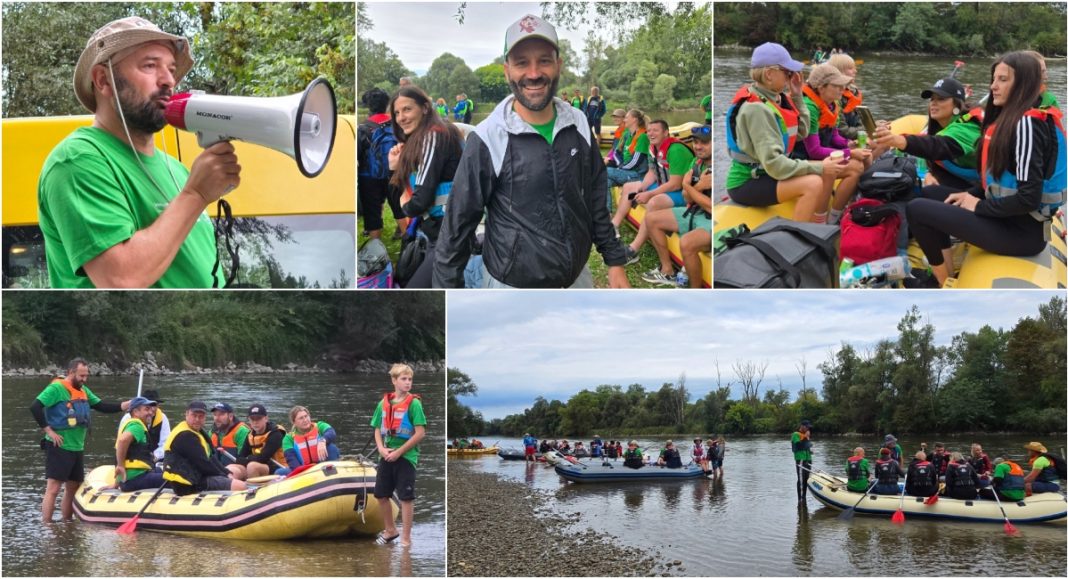FOTO U tijeku međunarodni spust rijekom Murom od Žabnika do Domašinca FOTO U tijeku međunarodni spust rijekom Murom od Žabnika do Domašinca