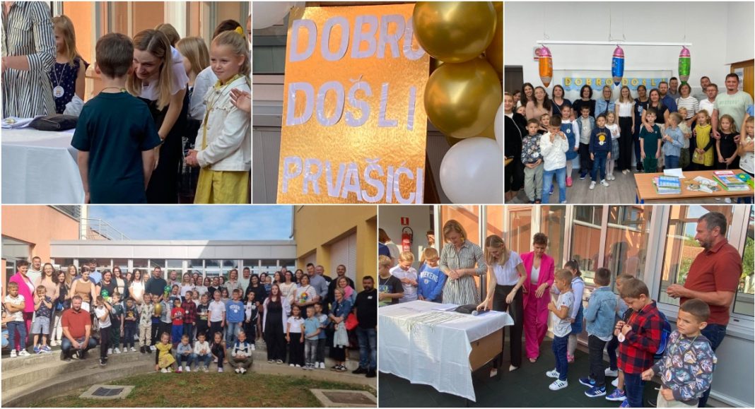 FOTO Nova generacija prvašića zakoračila u školske klupe OŠ Goričan FOTO Nova generacija prvašića zakoračila u školske klupe OŠ Goričan