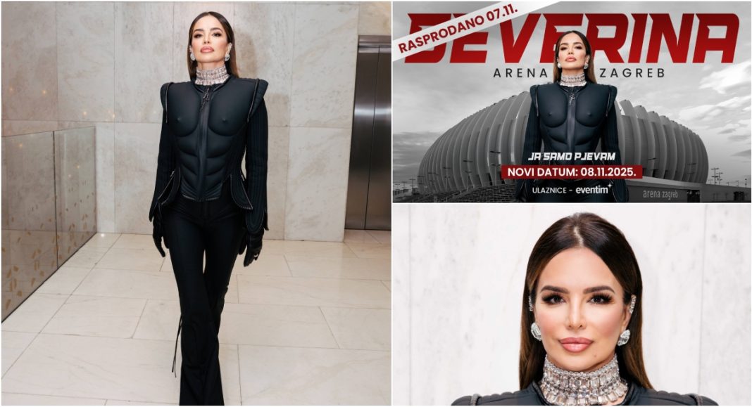 Severina najavila i drugi koncert u Areni Zagreb – za prvi ulaznice rasprodane u rekordnom vremenu Severina najavila i drugi koncert u Areni Zagreb – za prvi ulaznice rasprodane u rekordnom vremenu