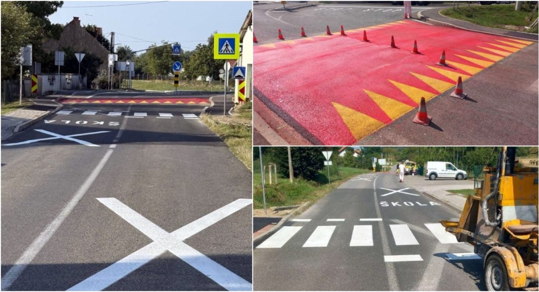 FOTO Kod škole u Žiškovcu izgrađene uzdignute plohe i dopunjena prometna signalizacija FOTO Kod škole u Žiškovcu izgrađene uzdignute plohe i dopunjena prometna signalizacija