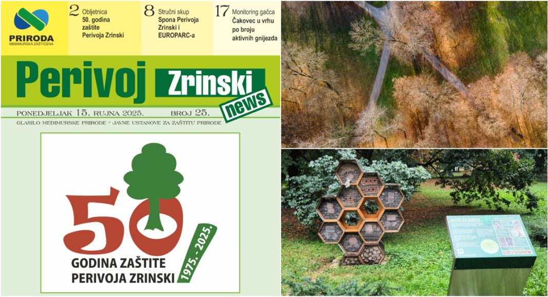 Perivoj Zrinski news u 25. izdanju – glasilo posvećeno zelenom srcu Čakovca Perivoj Zrinski news u 25. izdanju – glasilo posvećeno zelenom srcu Čakovca