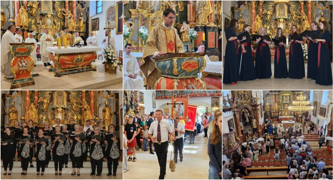 FOTO Župa Sveti Juraj na Bregu proslavila Presveto Ime Marijino misama, procesijom i smotrom zborova FOTO Župa Sveti Juraj na Bregu proslavila Presveto Ime Marijino misama, procesijom i smotrom zborova