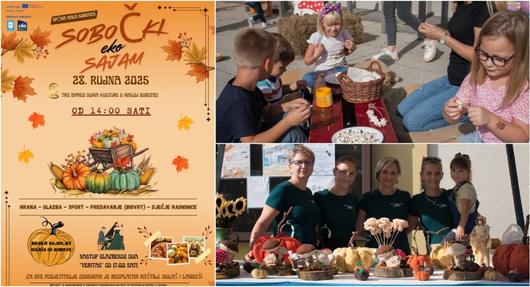 Jesenski sajam Općine Mala Subotica donosi predavanja, natjecanje za najbolji kolač i bogatu gastro ponudu Jesenski sajam Općine Mala Subotica donosi predavanja, natjecanje za najbolji kolač i bogatu gastro ponudu